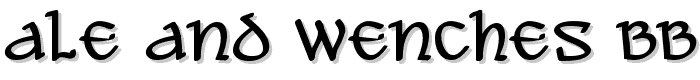 Ale and Wenches BB font